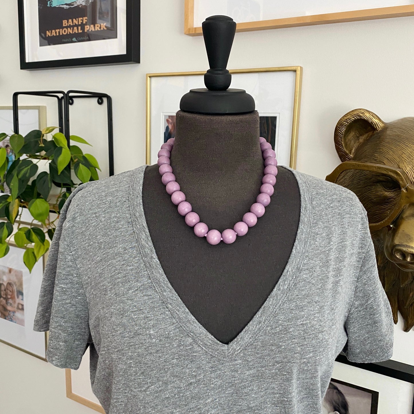 hazel chunky single necklace