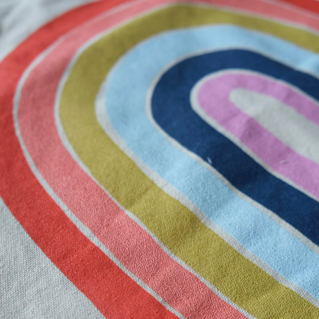 canvas tote | rainbow