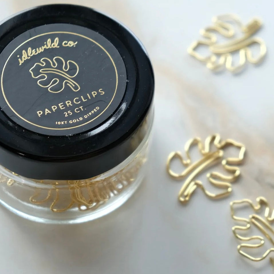 monstera paper clips