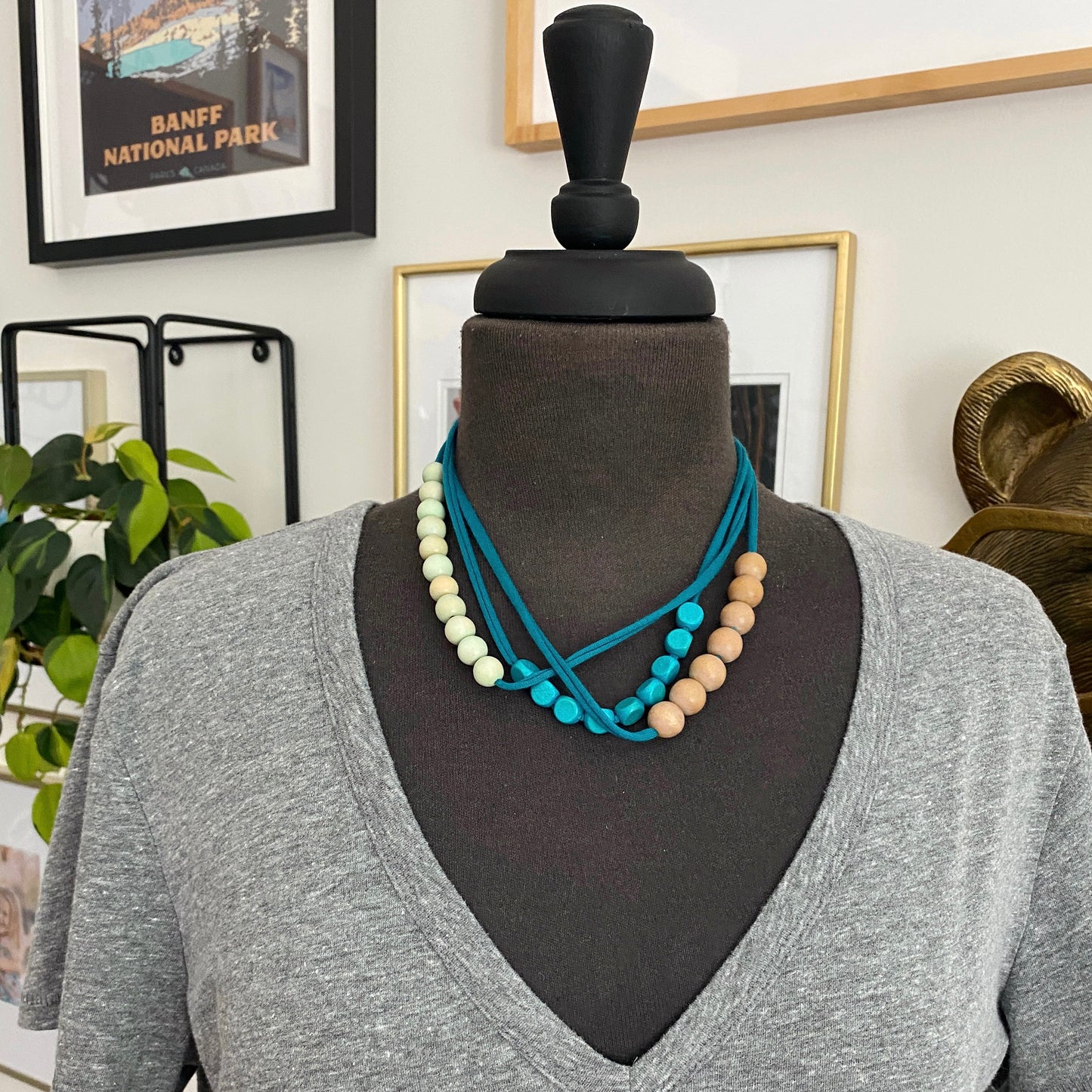 sylvia triple necklace