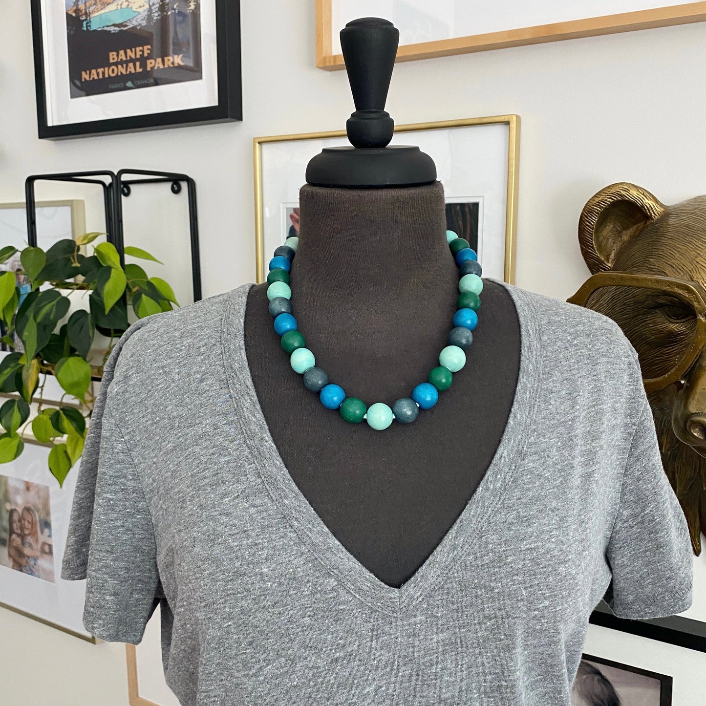 iris chunky single necklace
