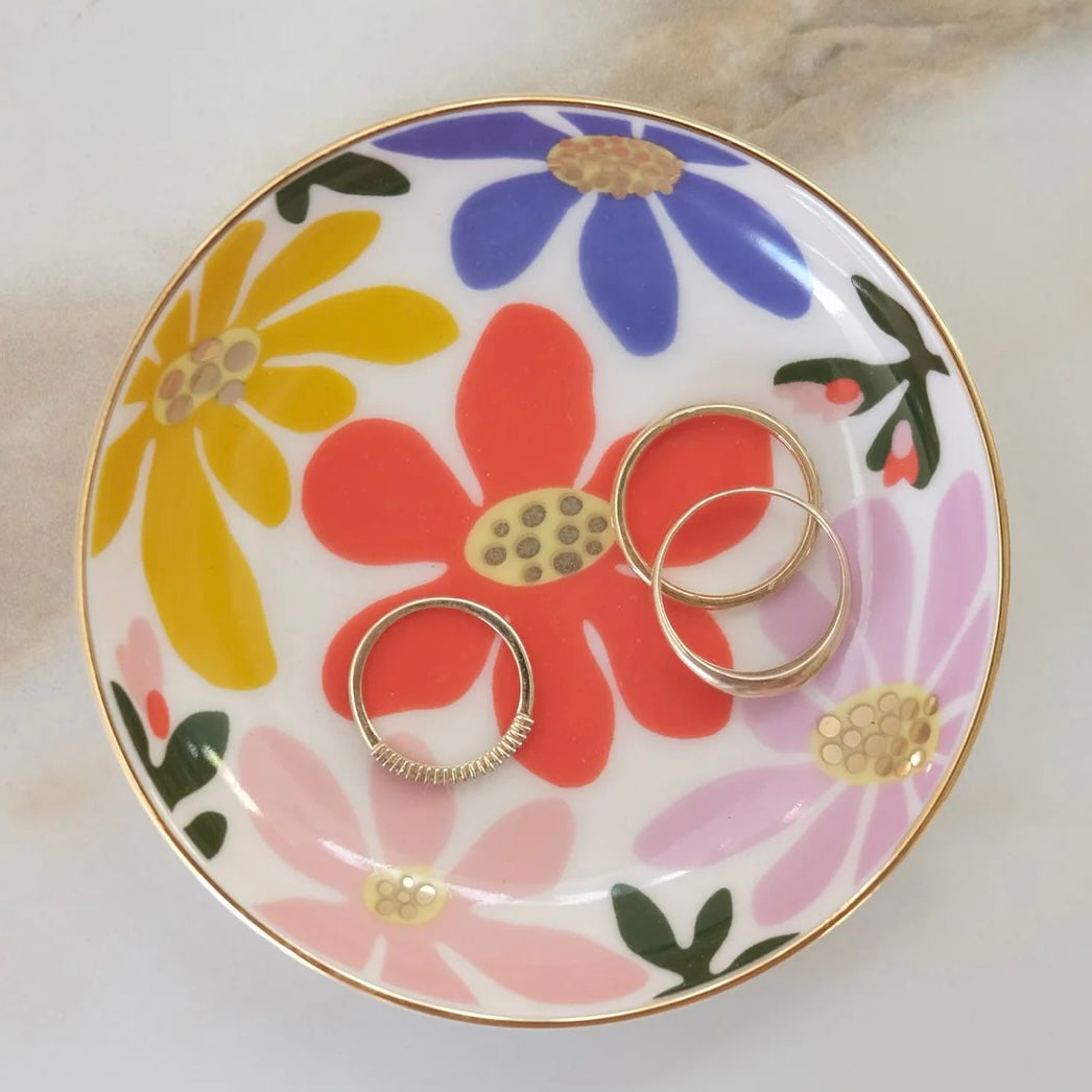 trinket dish | primary blooms