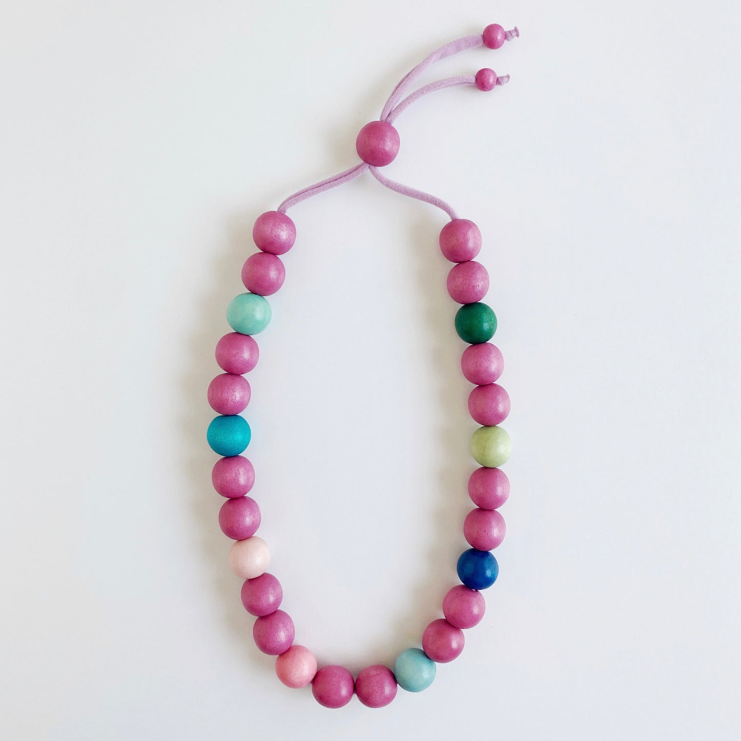 sage chunky single necklace