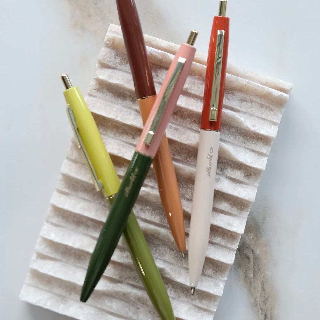 retro pen set | desert tones
