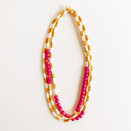 anna triple necklace