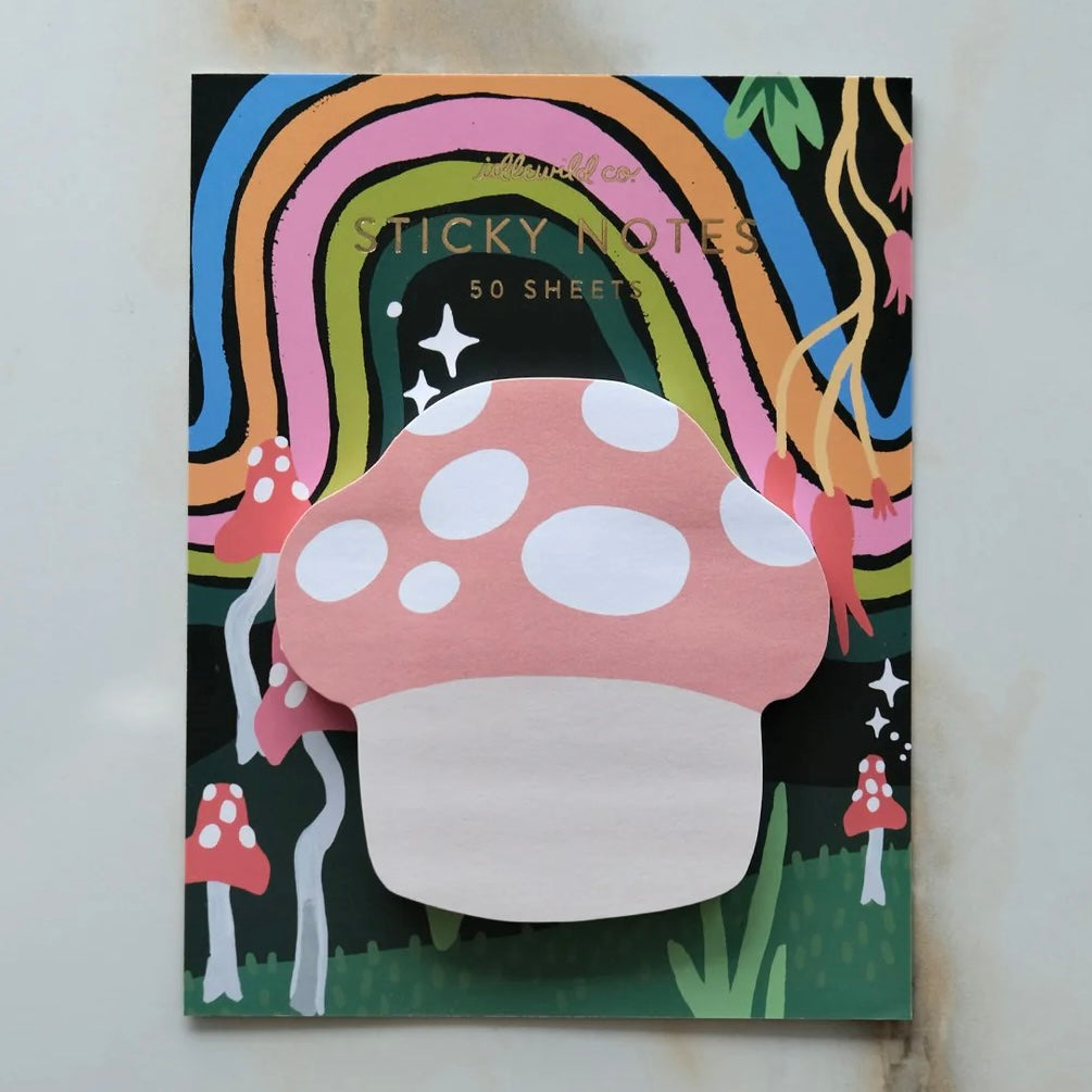 sticky note pad | mushroom