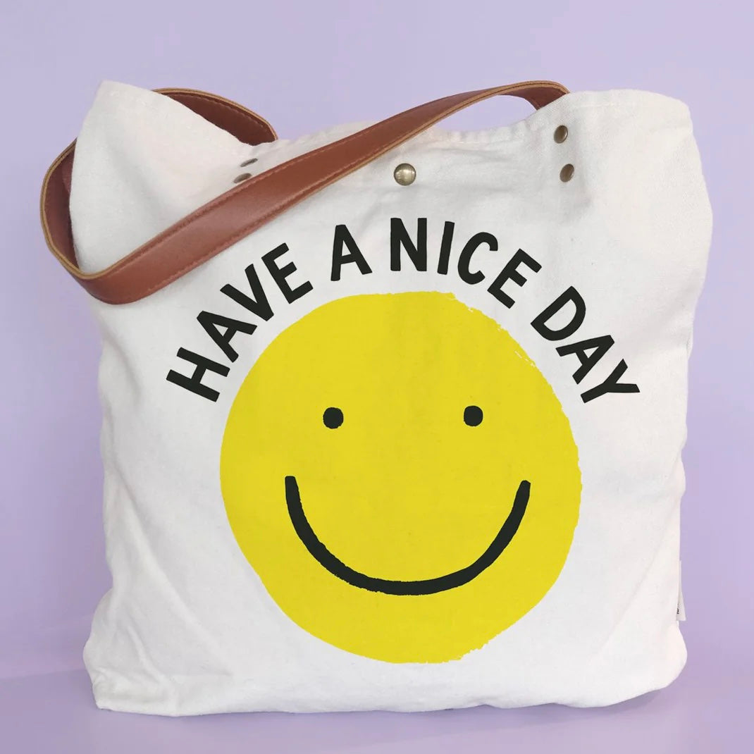 canvas tote | have a nice day