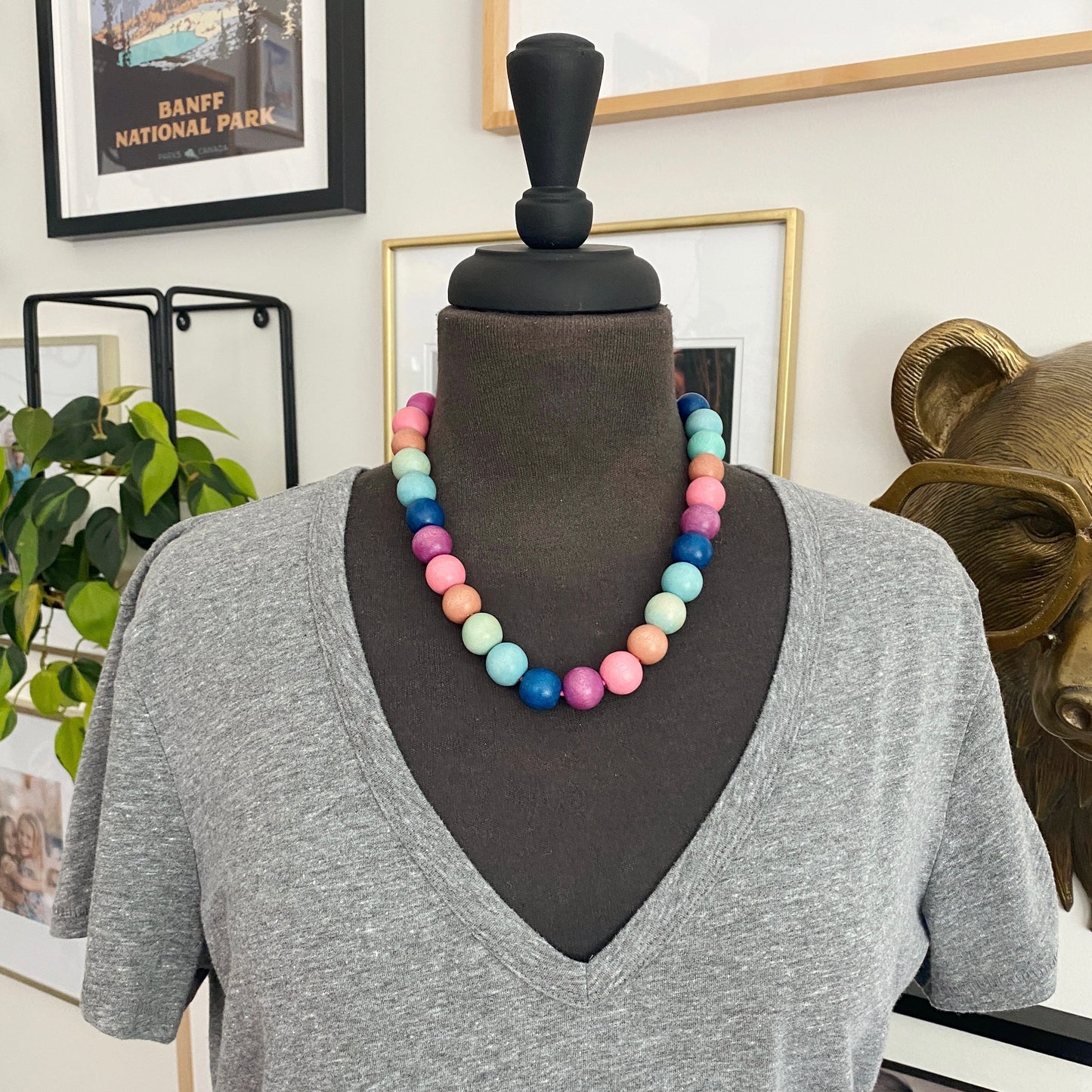 wren chunky single necklace