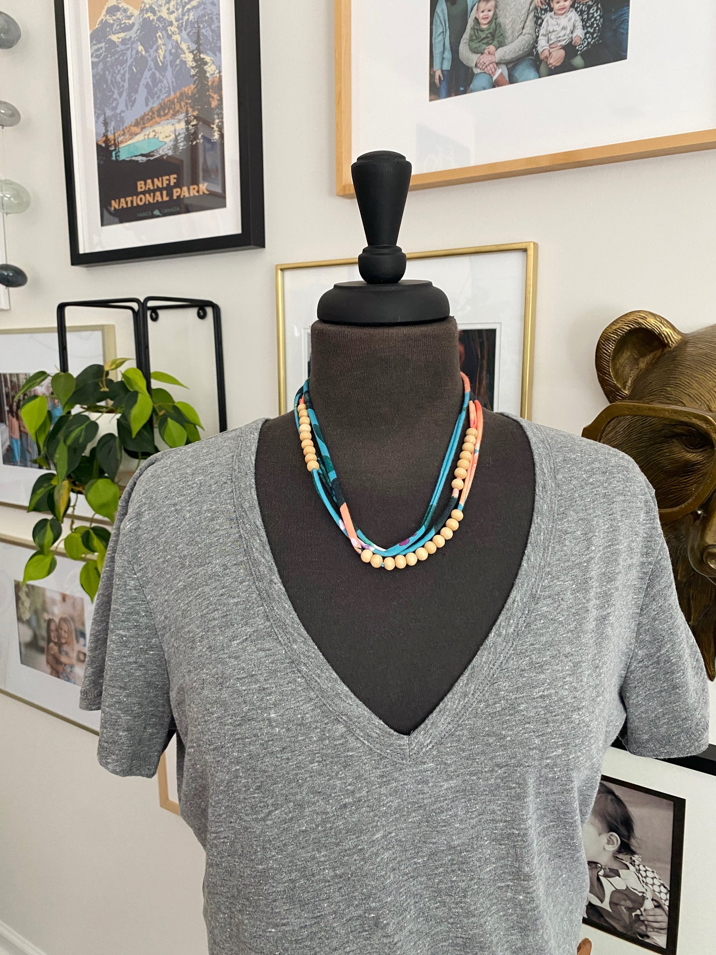 scottie triple necklace