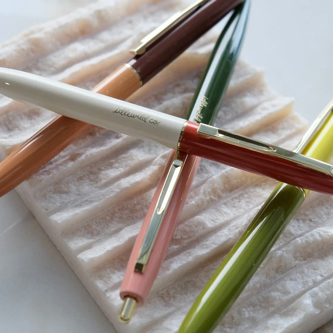 retro pen set | desert tones
