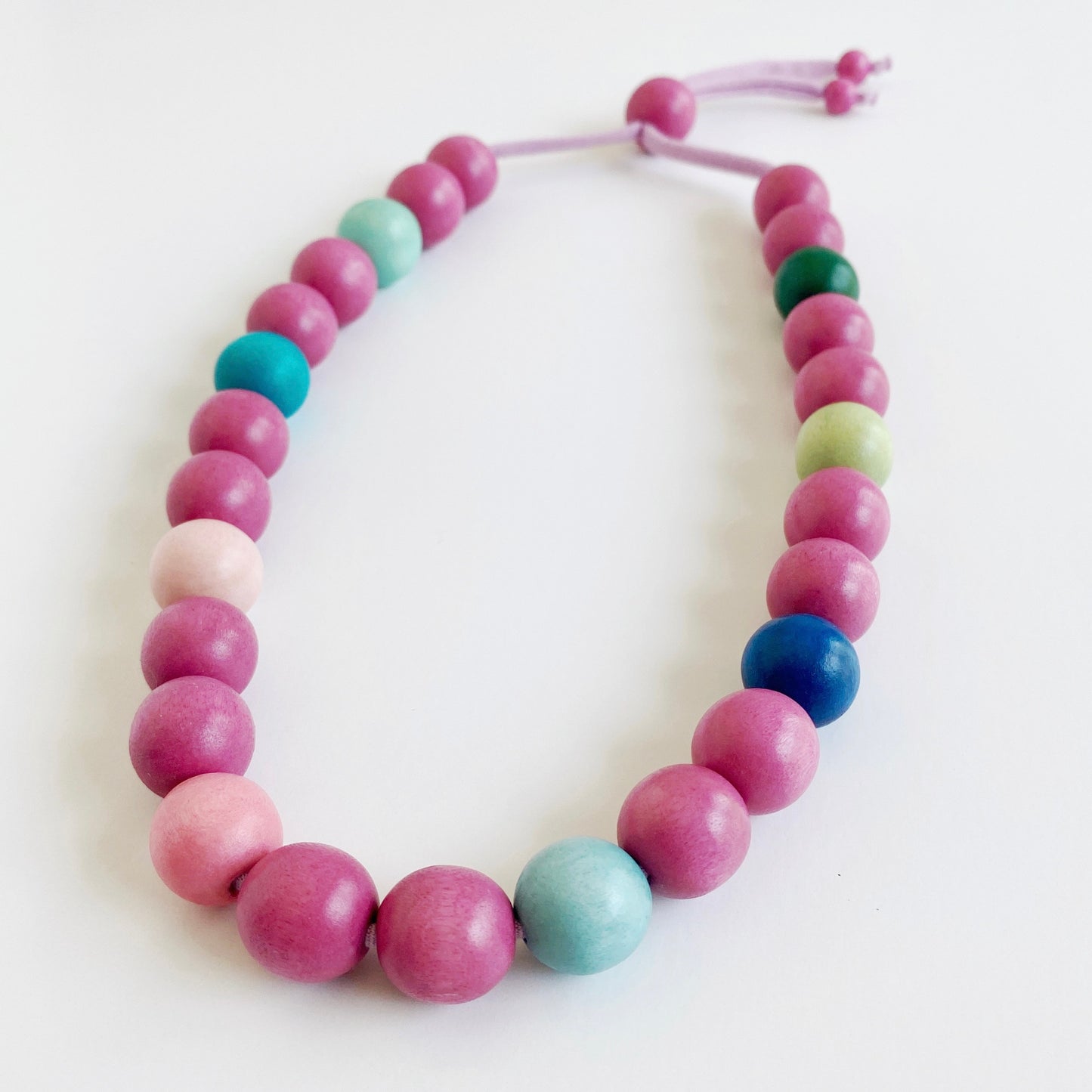sage chunky single necklace