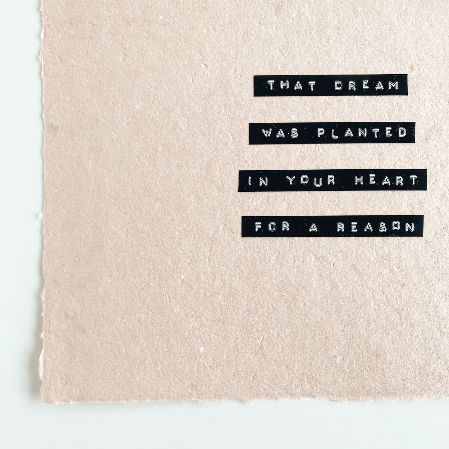 ‘that dream' handmade paper print