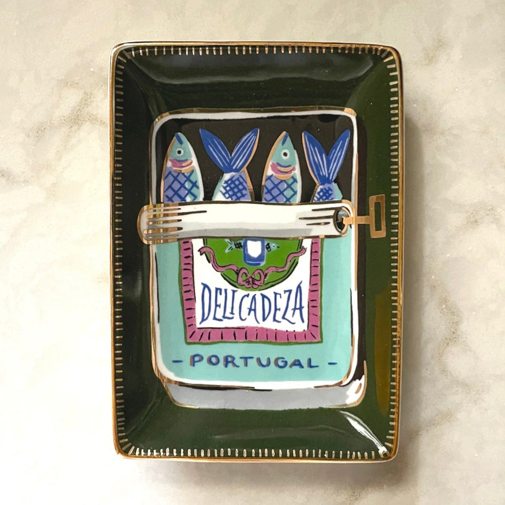 trinket dish | sardines