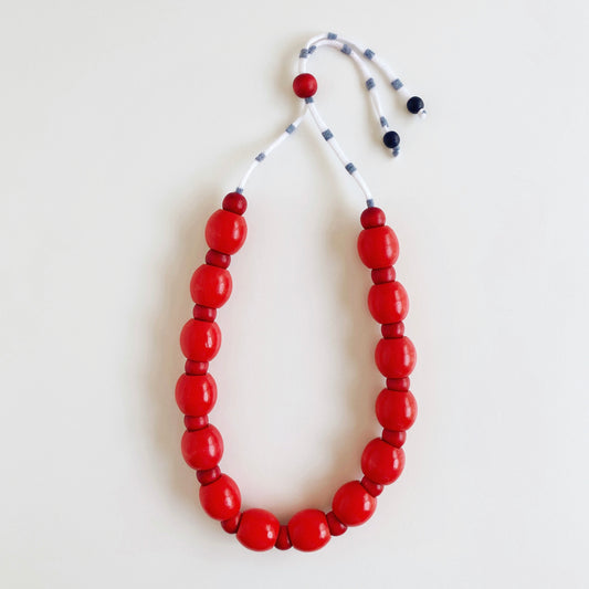 violet chunky single necklace