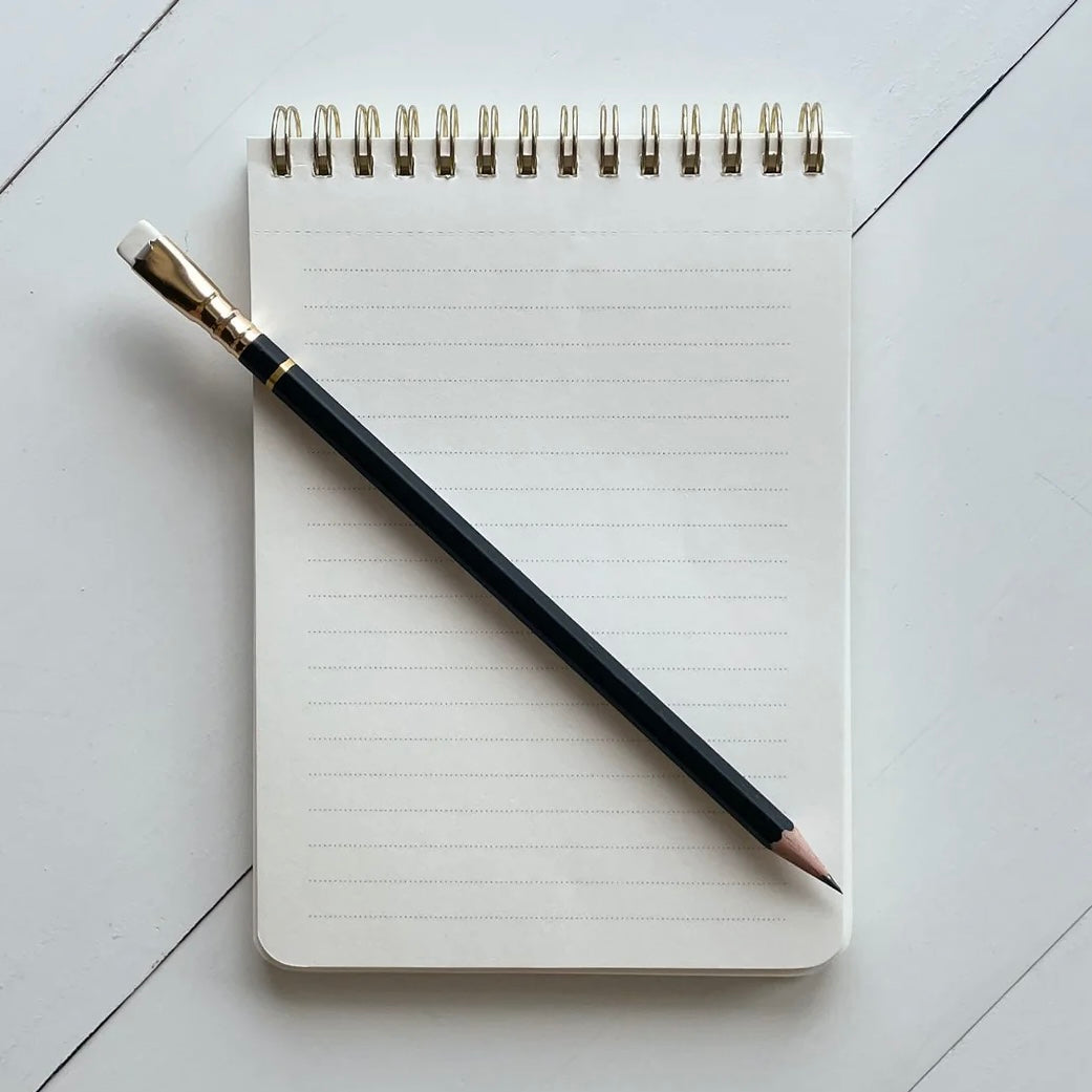 spiral jotter | rainbow checks
