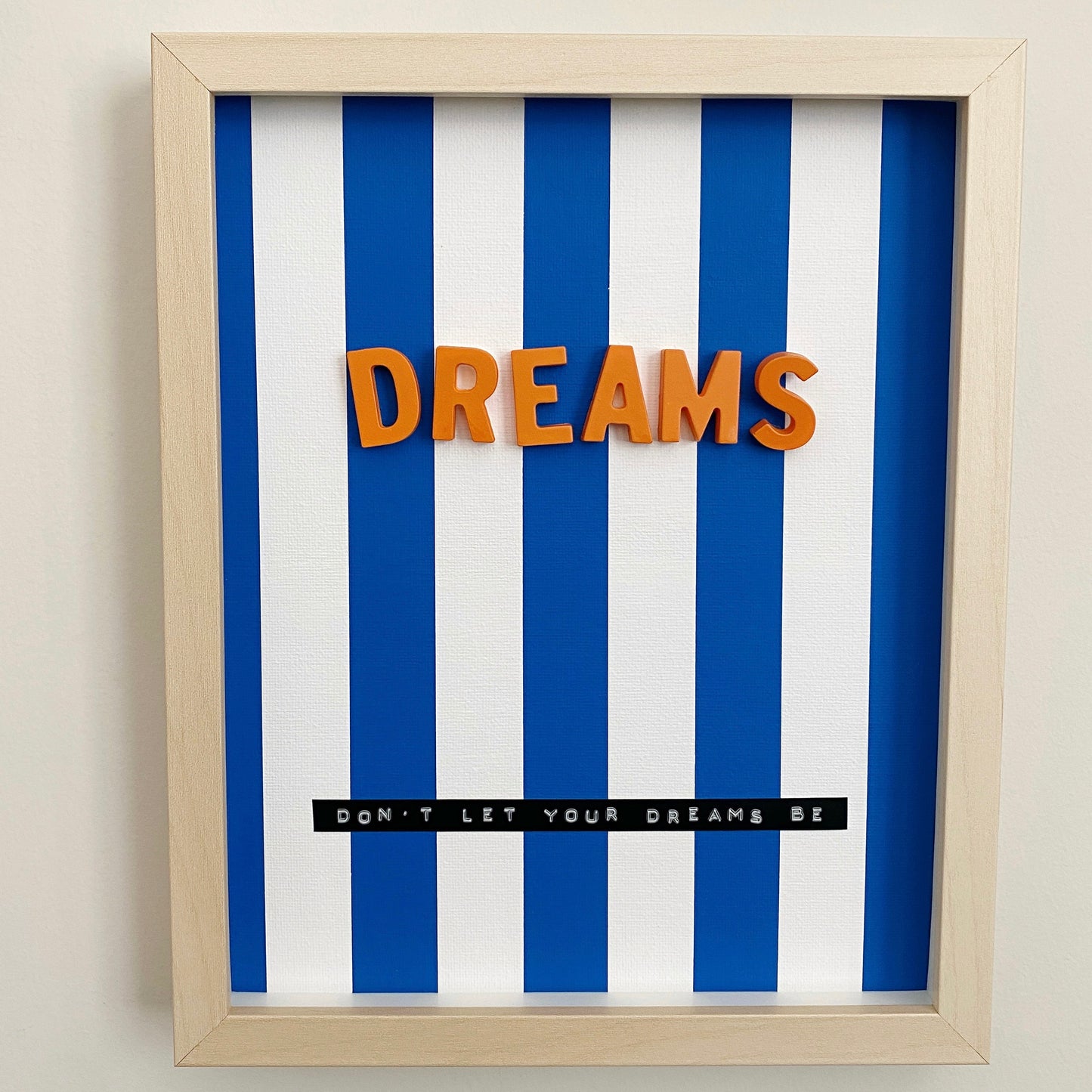 dreams 3D collage wall art