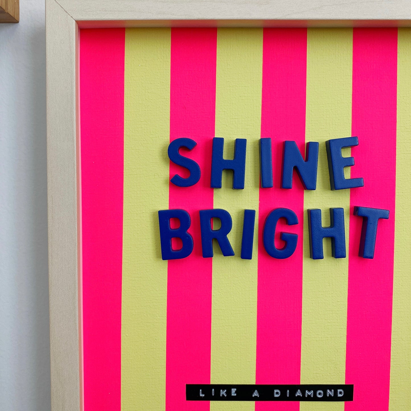 shine bright 3D collage wall art