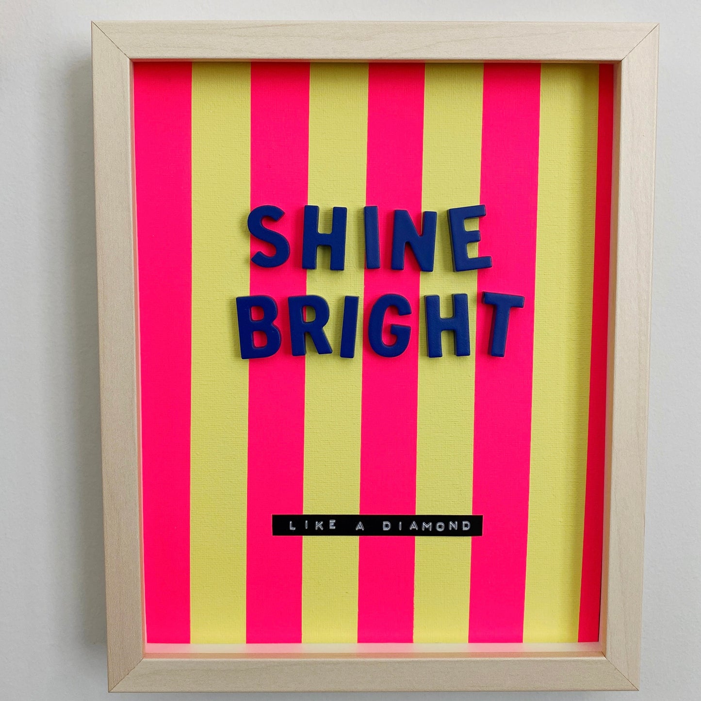 shine bright 3D collage wall art