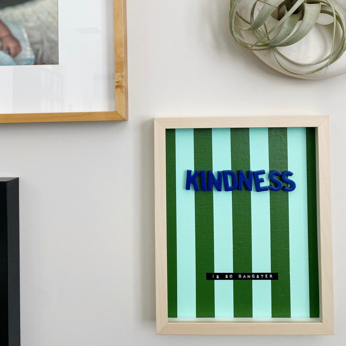 kindness 3D collage wall art