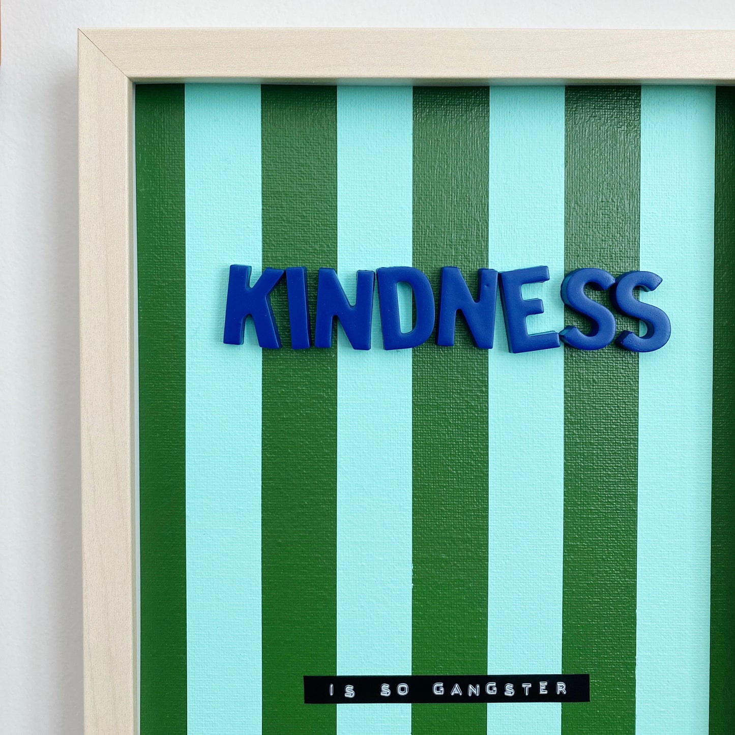 kindness 3D collage wall art
