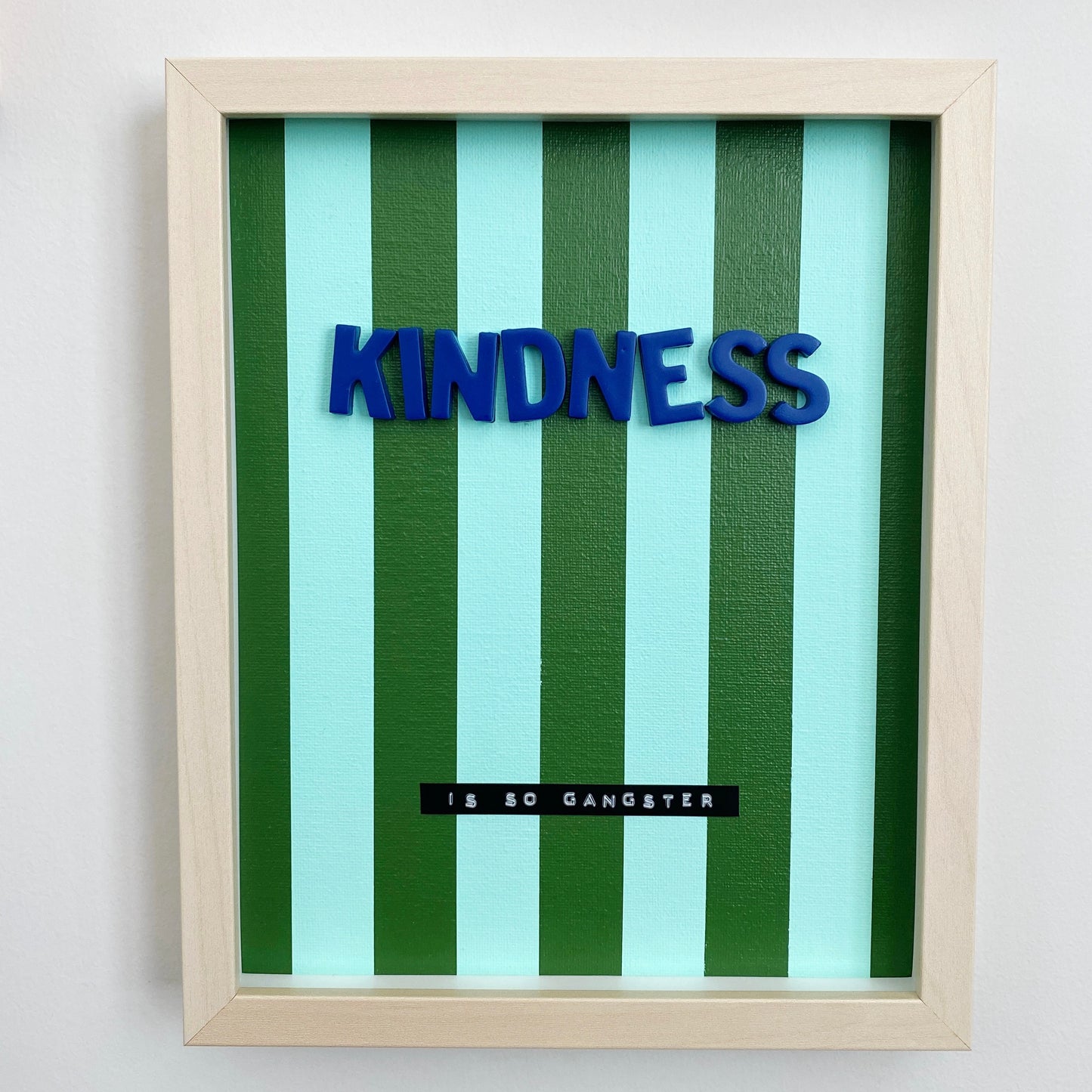 kindness 3D collage wall art