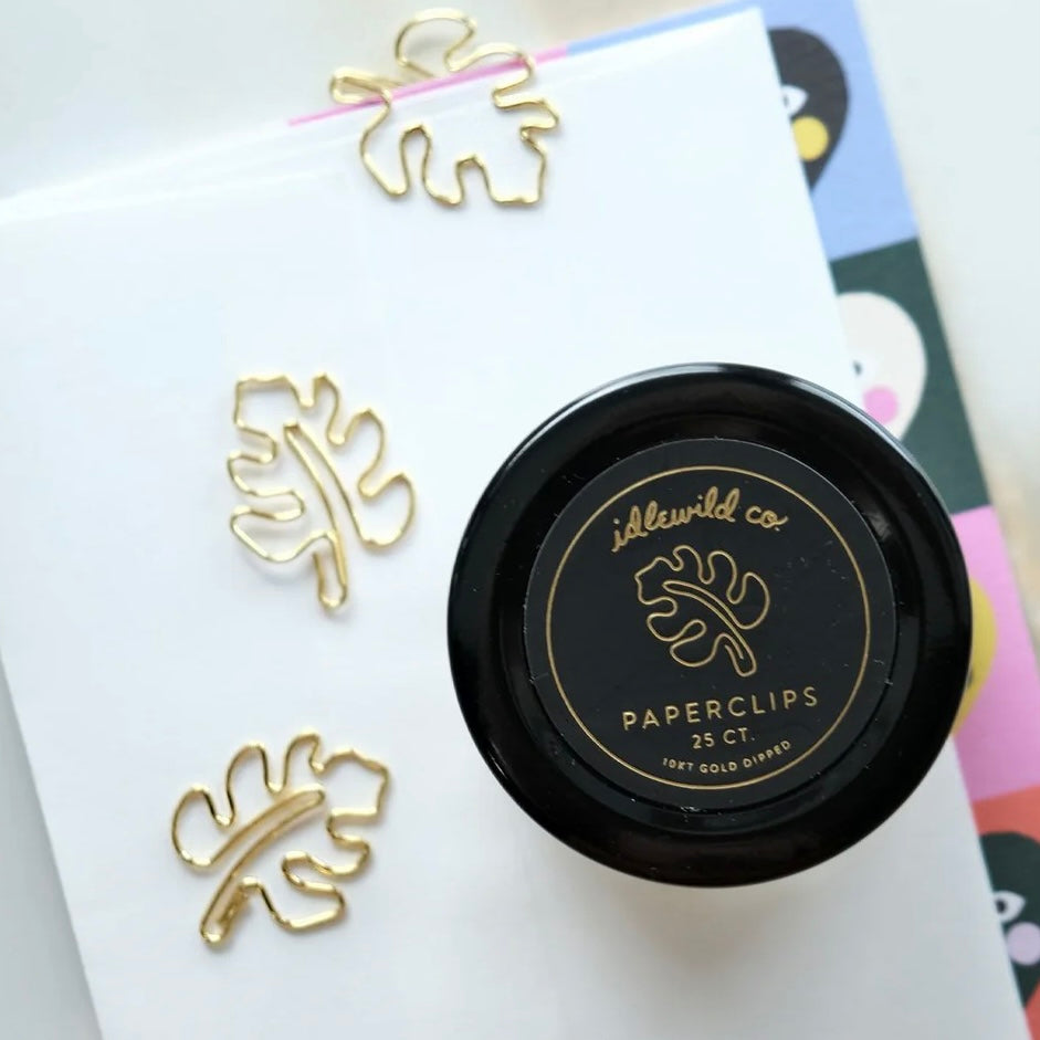 monstera paper clips