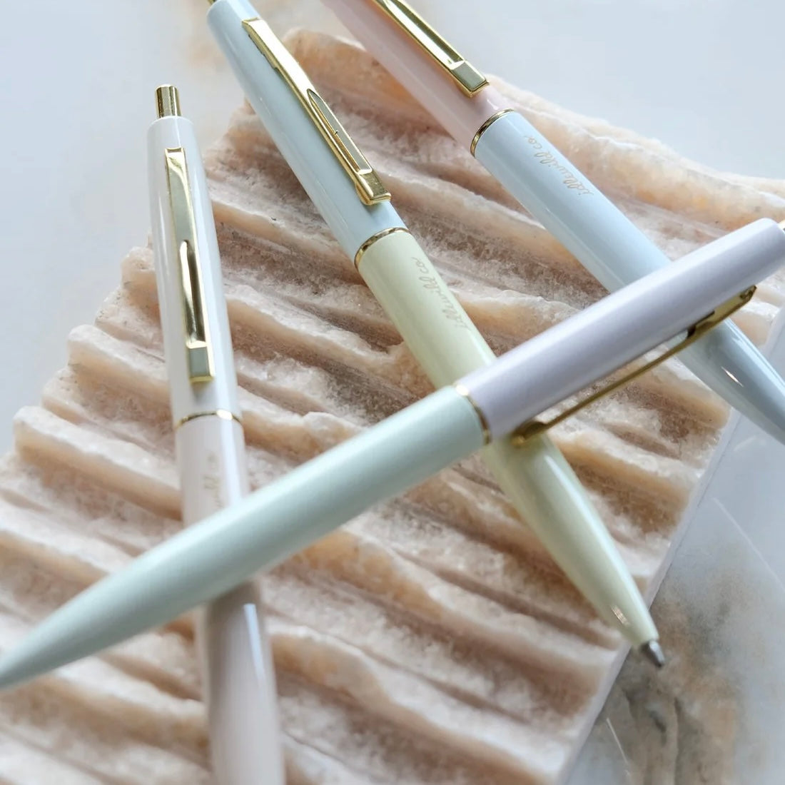 retro pen set | pastel rainbow