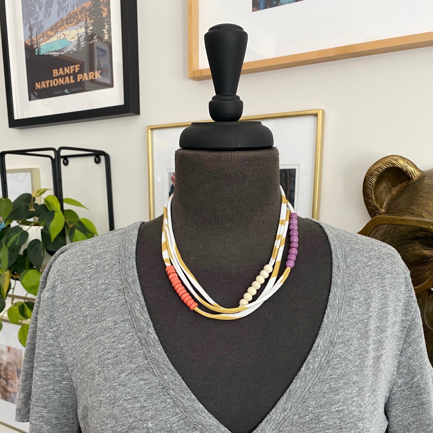 stevie triple necklace