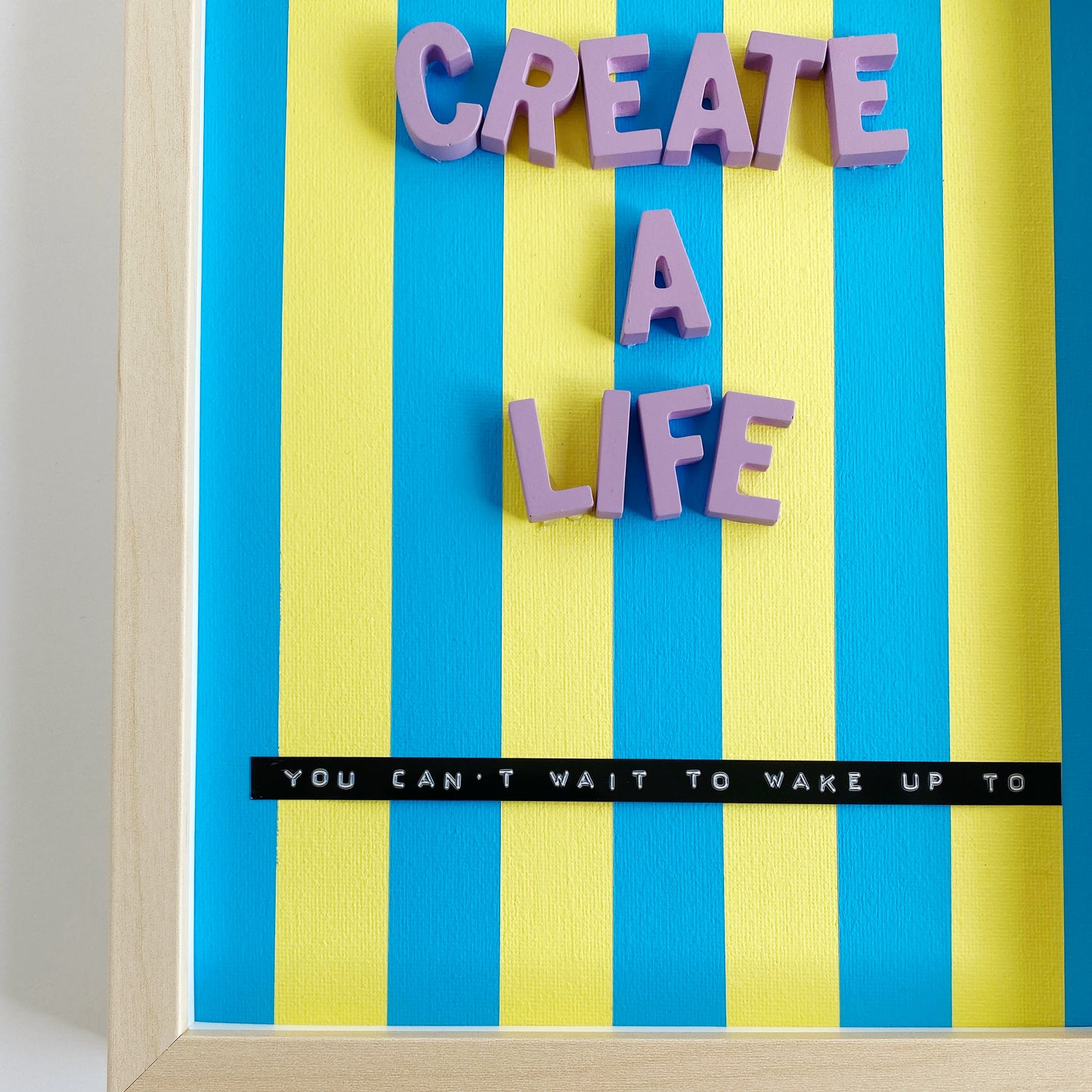 create a life 3D collage wall art